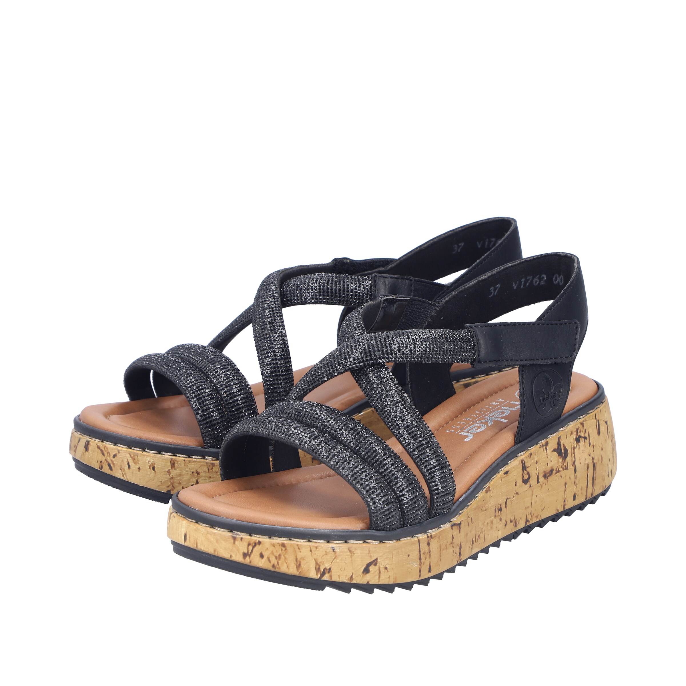 Sandales à lanières Rieker en beige