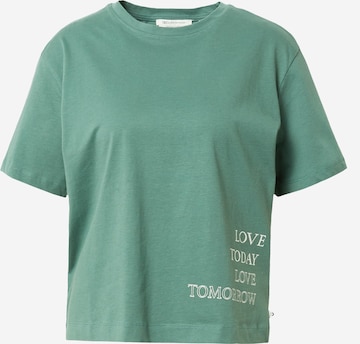 TOM TAILOR DENIM T-Shirt in Grün: predná strana