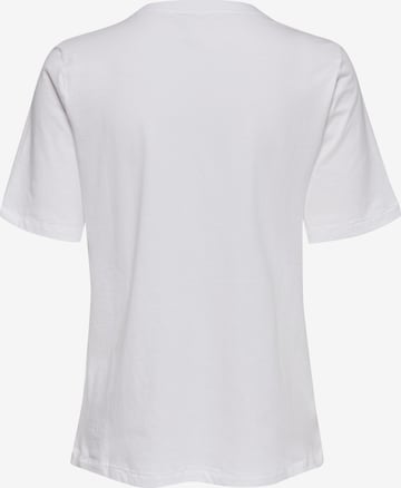 T-shirt 'Violet' ONLY en blanc
