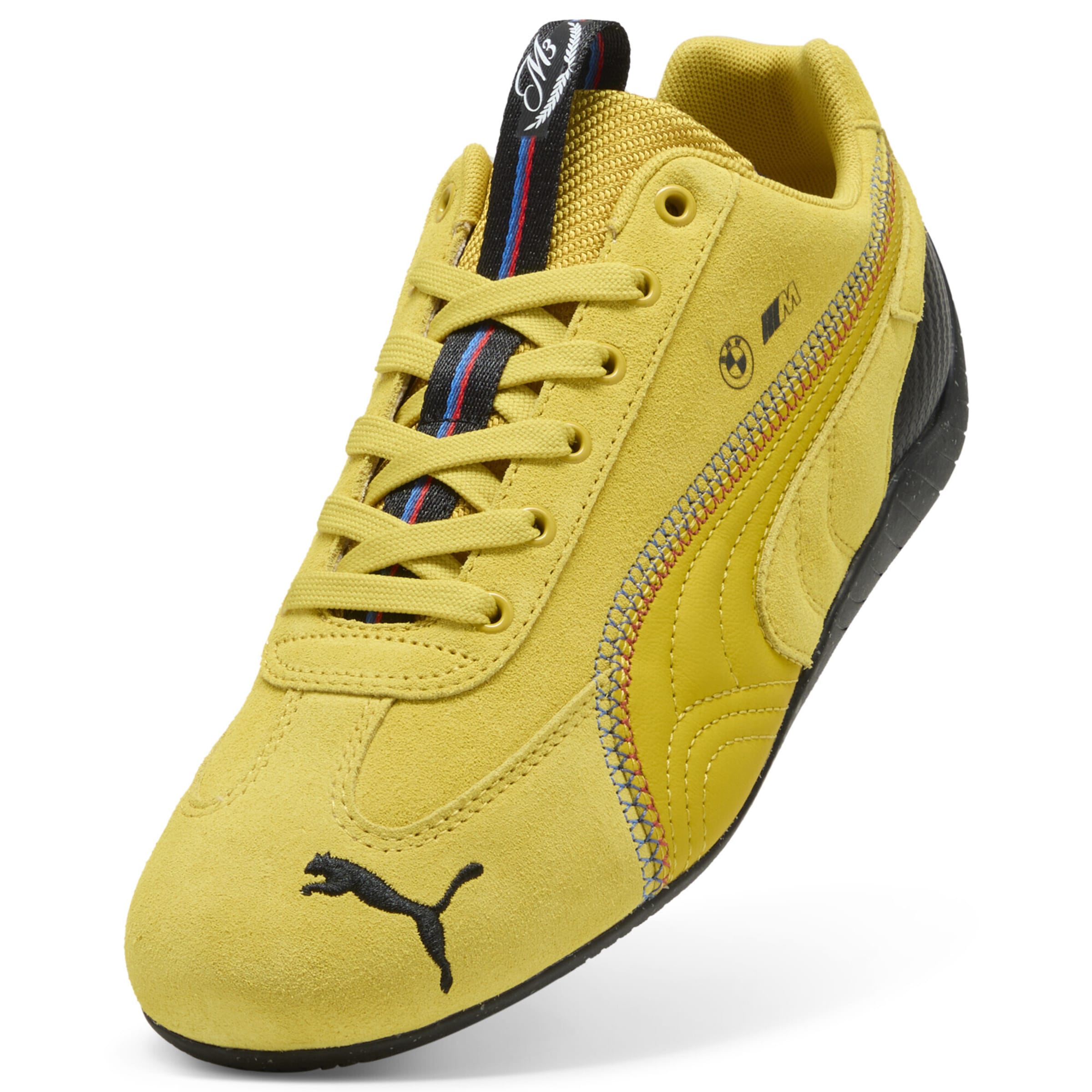 PUMA Sportschoen 'BMW M Motorsport M3 40Yrs Speedcat' in Geel