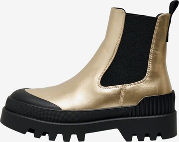 ONLY Chelsea Boots in Gold: front