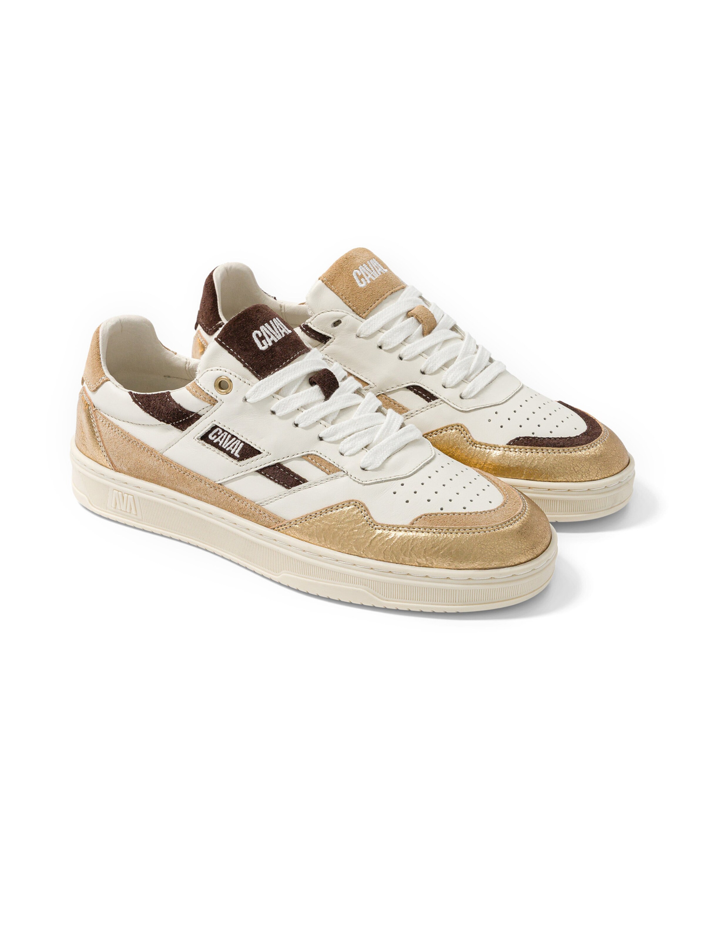 Scarpa stringata ' PLAYGROUND ' di Caval in beige