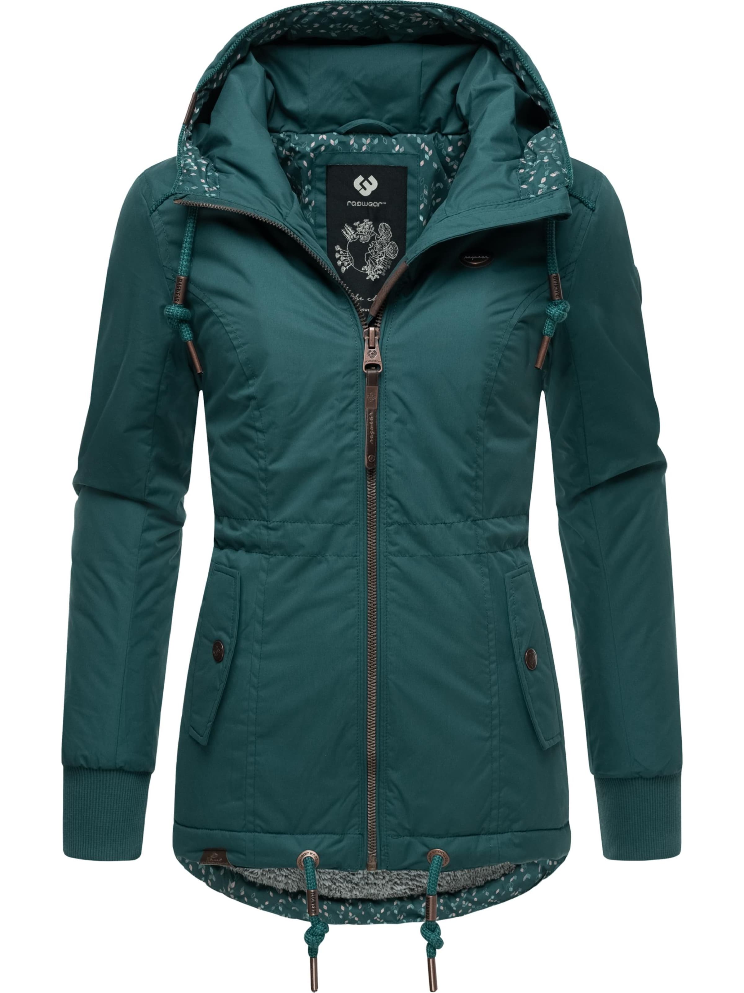 Ragwear Functionele jas 'Danka' in Groen: voorkant