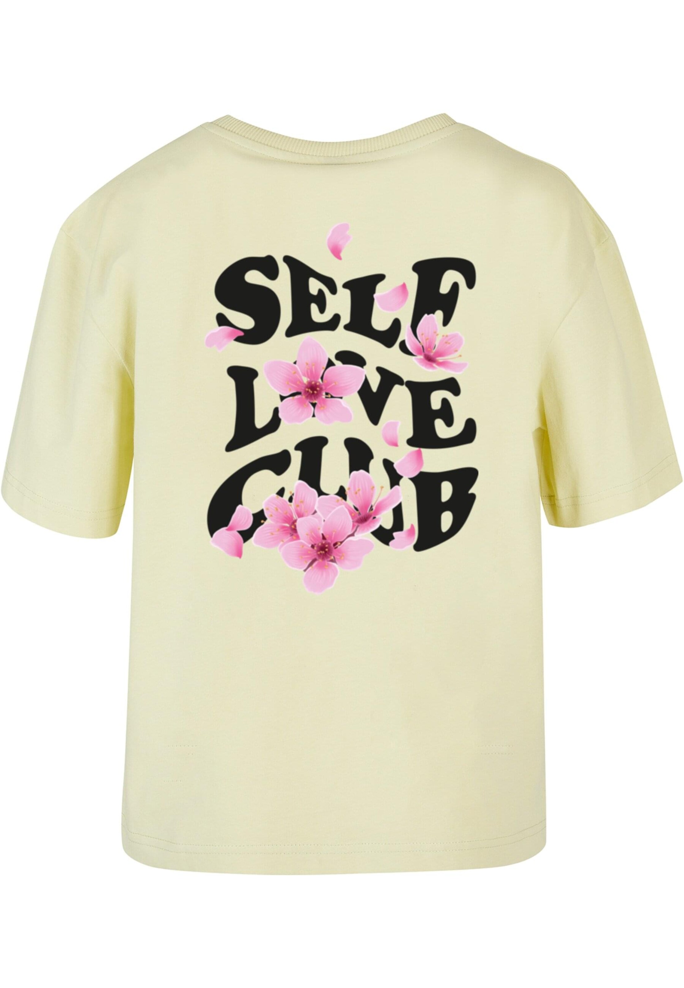 Mister Tee Μπλουζάκι 'Self Love Club' σε κίτρινο