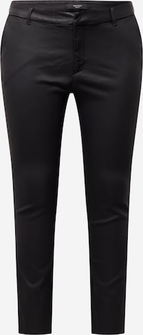 Skinny Pantaloni 'Leah' di Vero Moda Curve in nero: frontale