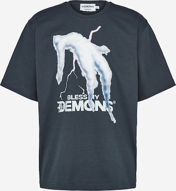 Bless my Demons exclusive for ABOUT YOU Shirt 'INCUS' in Blau: predná strana