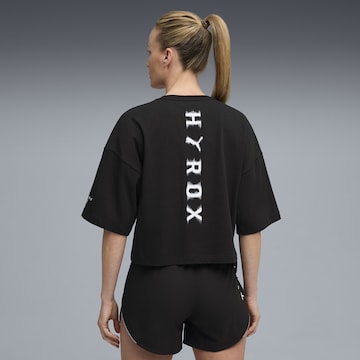 PUMA Functioneel shirt 'Puma x Hyrox' in Zwart: voorkant