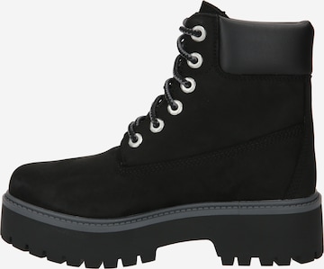 TIMBERLAND Schnürstiefelette in Schwarz