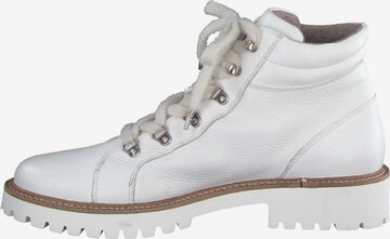 Paul Green Lace-Up Ankle Boots in White