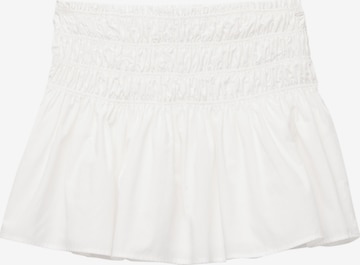 Pull&BearSuknja 'PACIFIC' - bijela boja: prednji dio