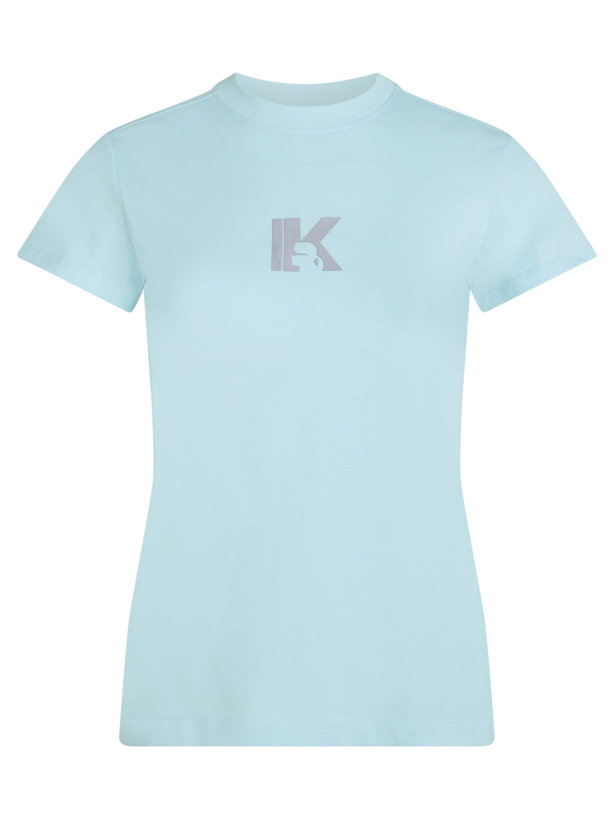 KARL LAGERFELD JEANS - Camisa em azul: frente