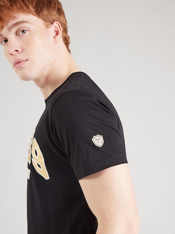 Tricou 'Tadeo' de la 19V69 ITALIA pe negru