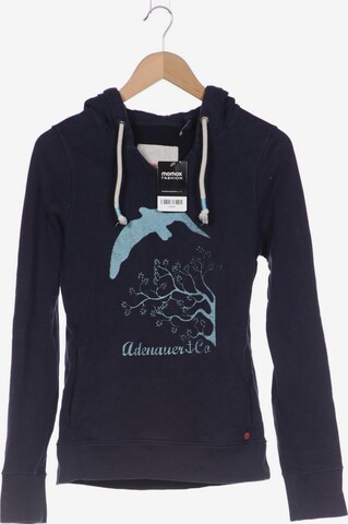 Adenauer&Co. Sweatshirt & Zip-Up Hoodie in S in Blue: front
