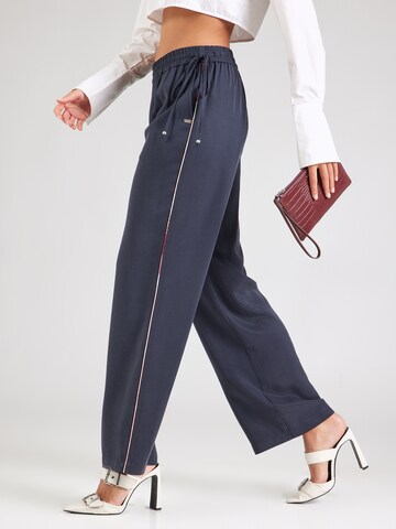 SCOTCH & SODA Wide leg Trousers 'Gia' in Blue: front