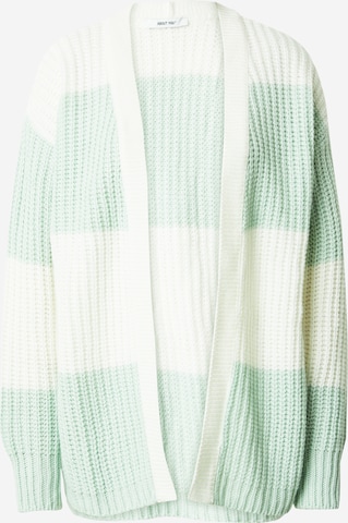 ABOUT YOU Knit cardigan 'Ayana' in Green: front