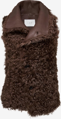 V S P Vest 'Solene' i brun: forside