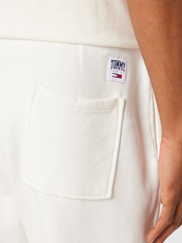 Tommy Jeans Zwężany krój Spodnie w kolorze beżowy