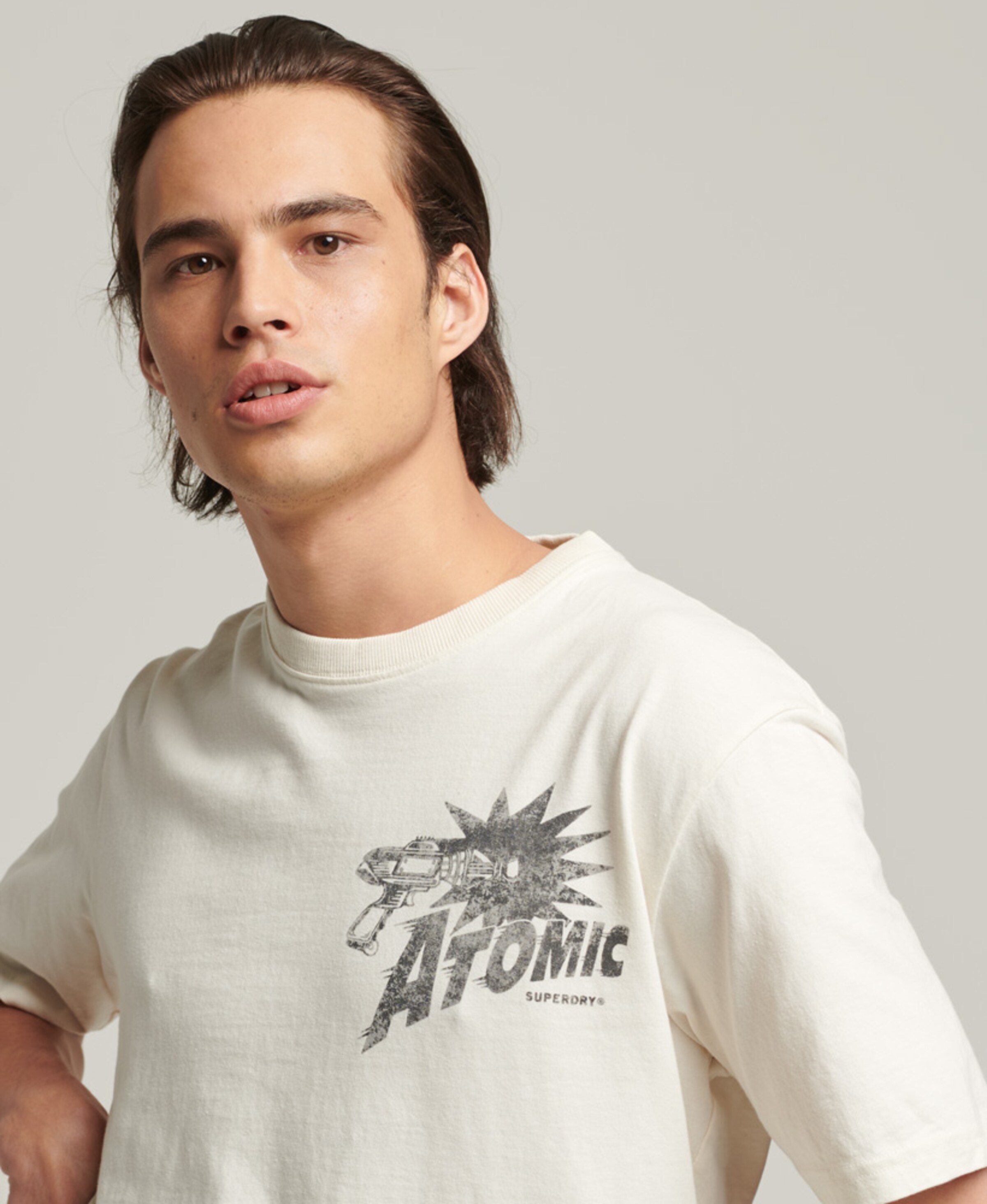 Superdry T-Shirt in Offwhite 