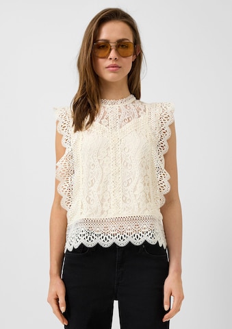 Chemisier QS en beige : devant