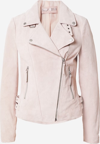 FREAKY NATION Between-Season Jacket 'Taxi Driver' in Pink: front