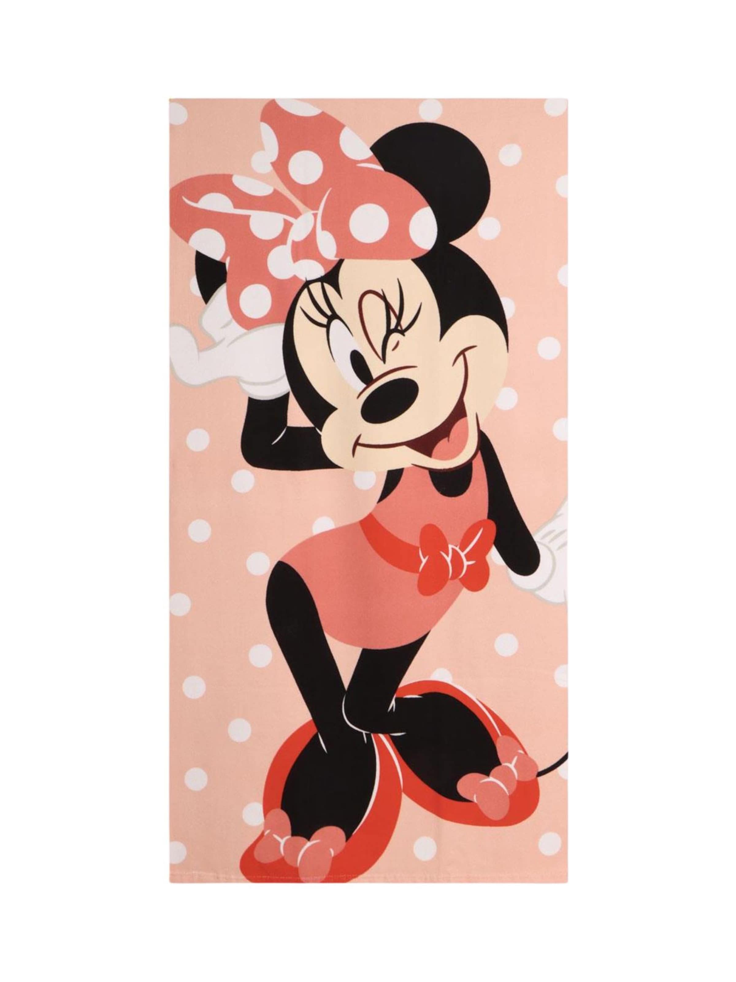 DISNEY Strandtuch 'Minnie' in Orange: Vorderseite