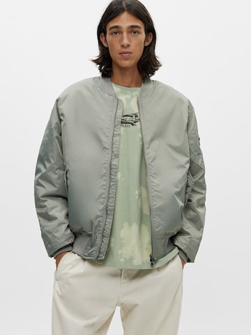 Pull&Bear Between-season jacket in Grey: front