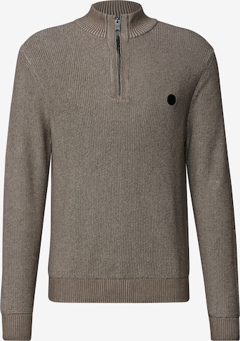 Street One MEN Sweater in Brown: front