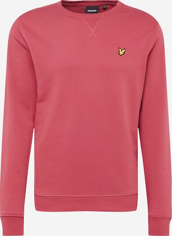 Lyle & Scott Sweatshirt in Roze: voorkant