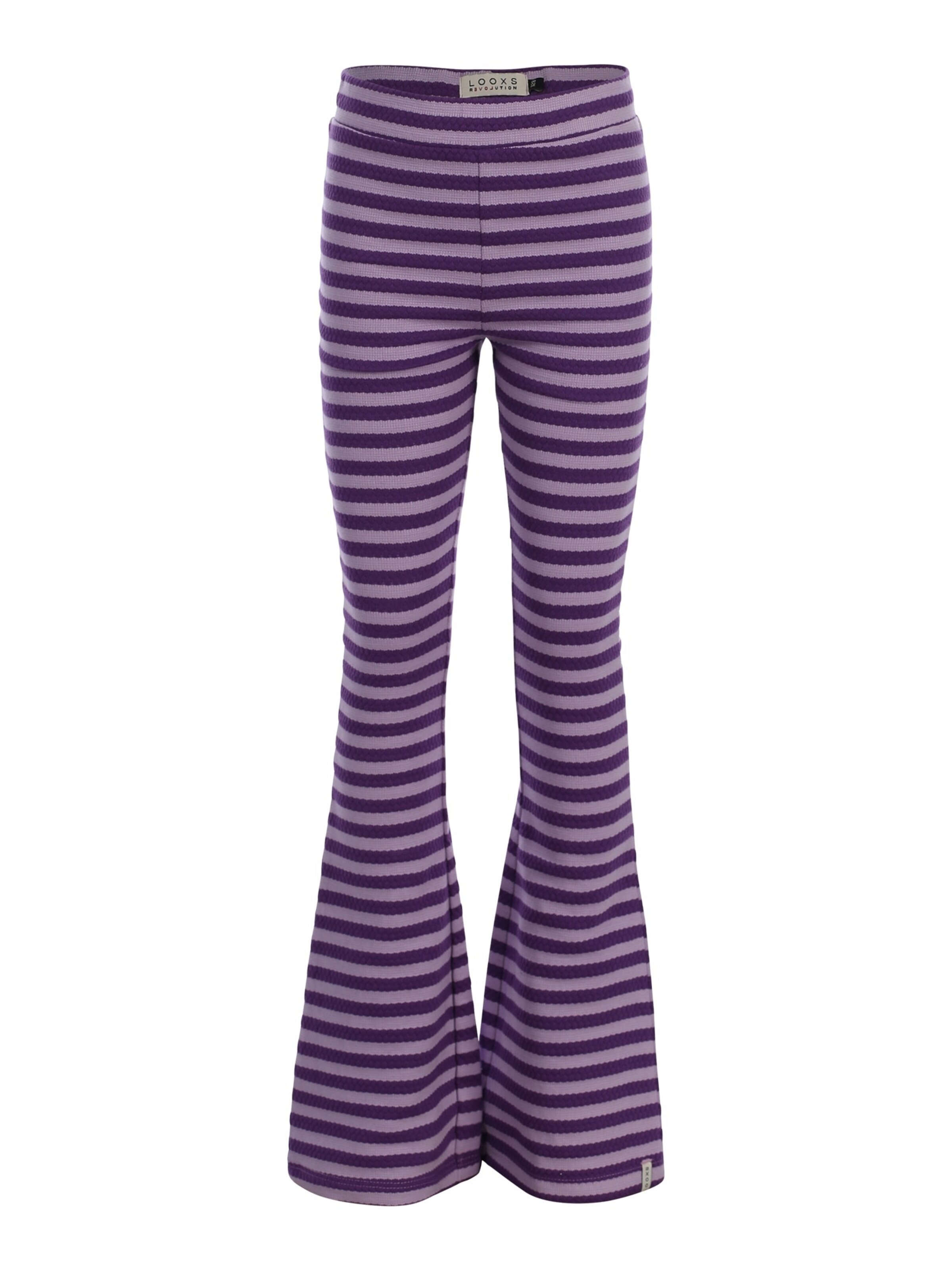 Looxs Revolution Flared Broek in Lila: voorkant