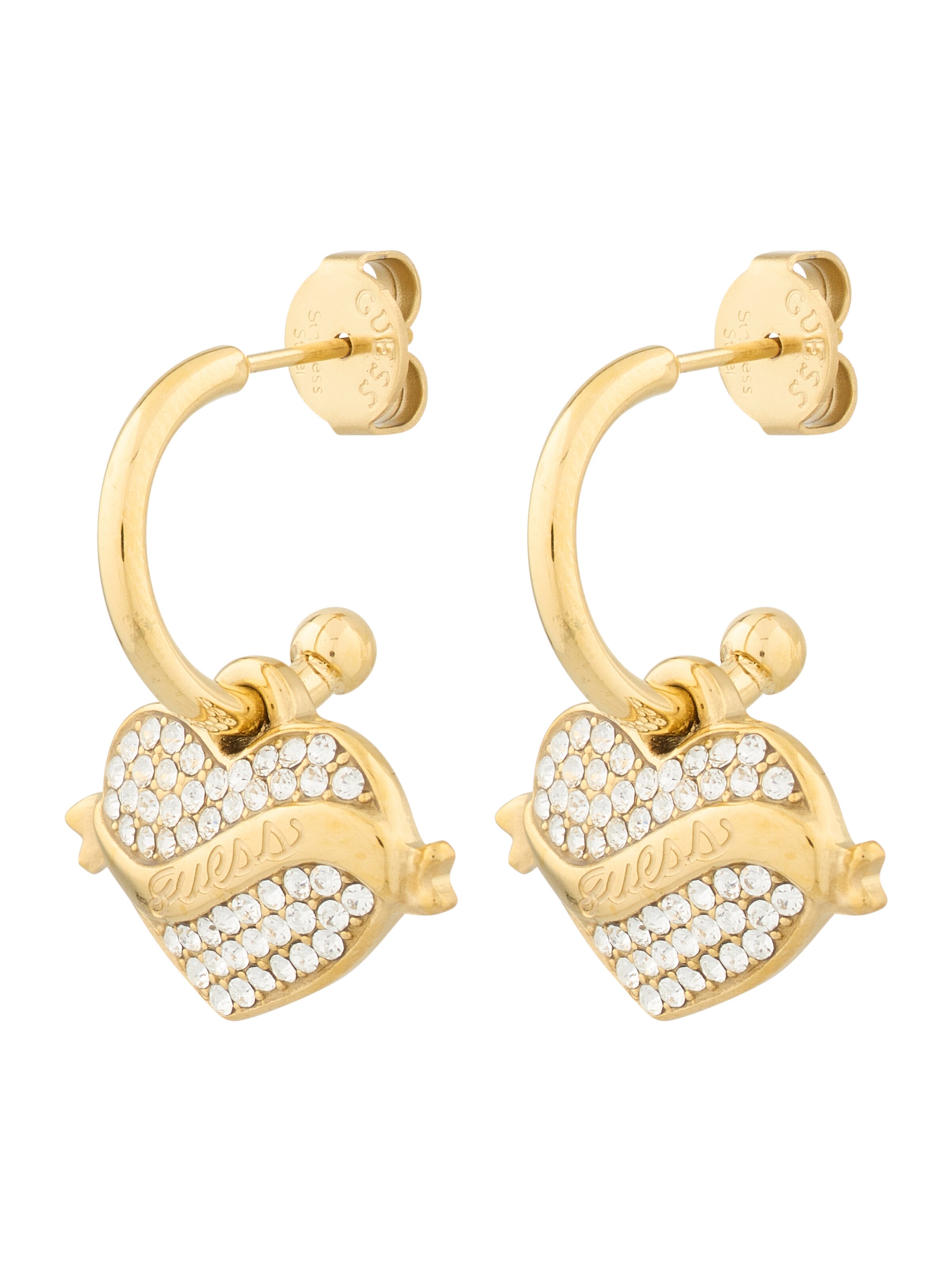 GUESS Fülbevalók - arany: elől