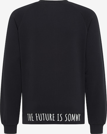 SOMWR Sweatshirt 'REFRESH SWEATER' in Black