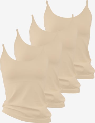 Yenita Onderhemd in Beige: voorkant