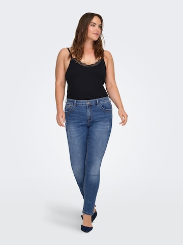 ONLY Carmakoma Skinny Jeans in Blau