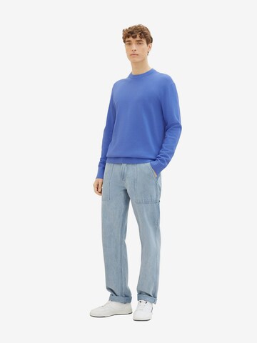 TOM TAILOR DENIM Sweater in Blue