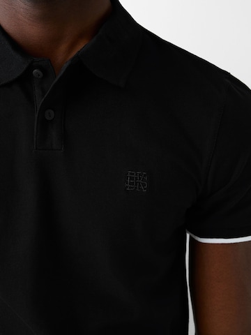 Bershka Poloshirt in Schwarz