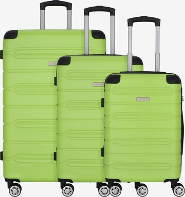 Nowi Suitcase Set 'Rhodos' in Green: front