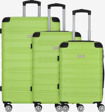 Nowi Suitcase Set 'Rhodos' in Green: front