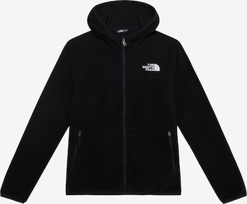 THE NORTH FACE Toiminnallinen fleecetakki 'GLACIER' värissä musta: etupuoli