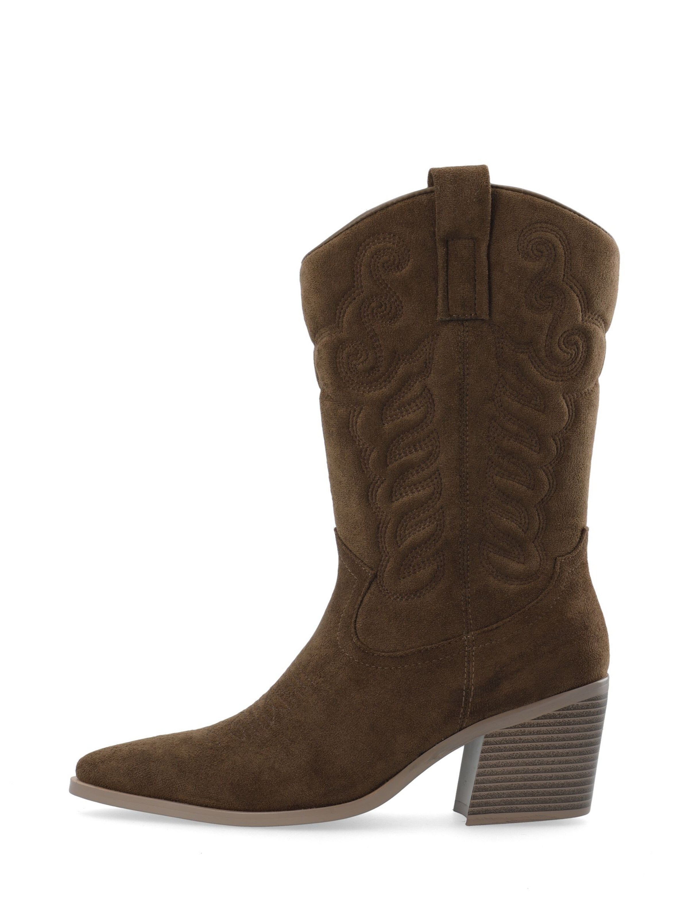 Bianco Cowboy boot 'ORA' in Brown: front