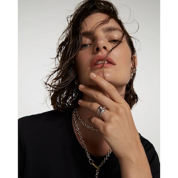 P D PAOLA Ring in Silver: front