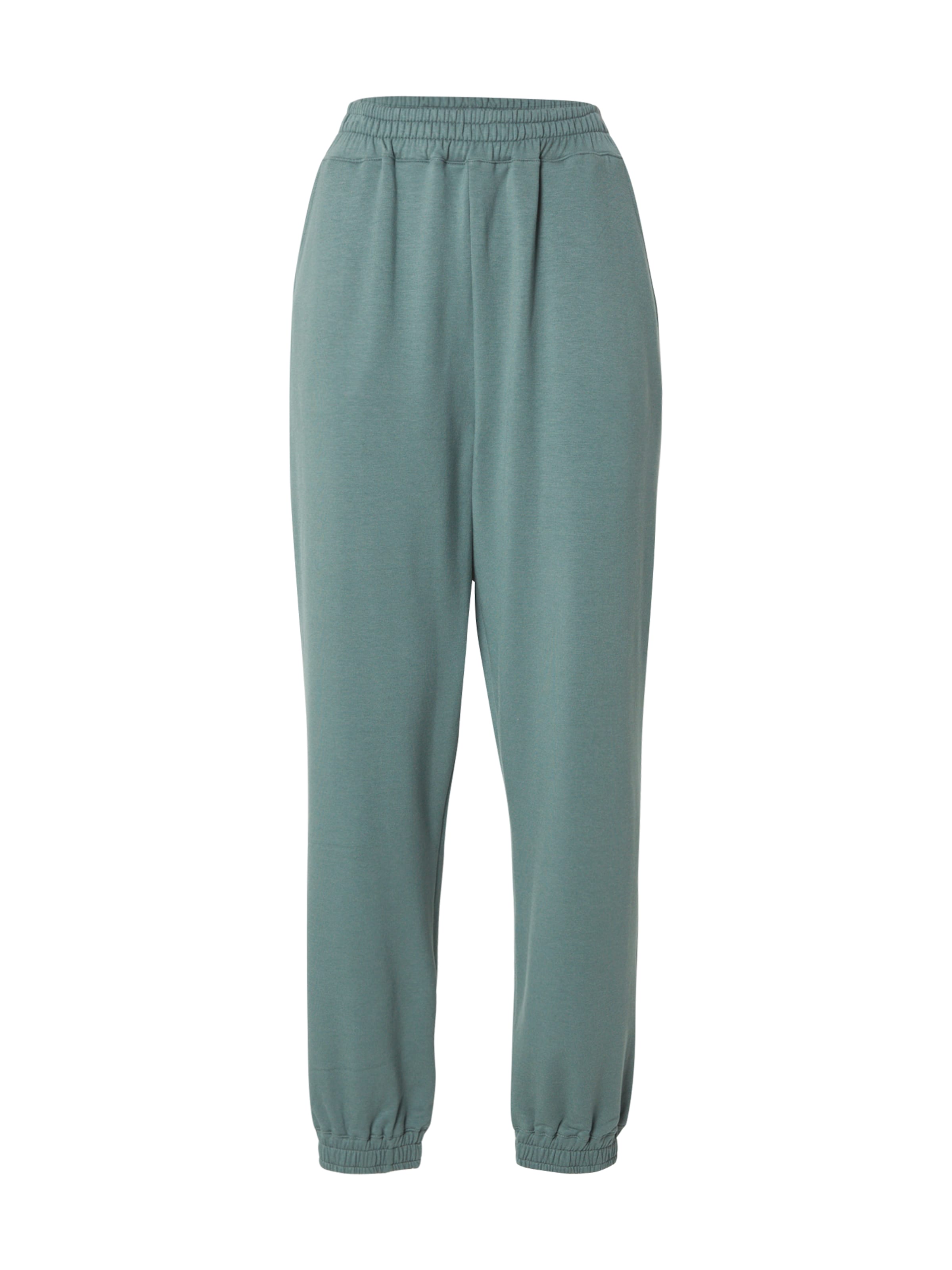 Pantalon 'Naomi' ABOUT YOU en vert : devant