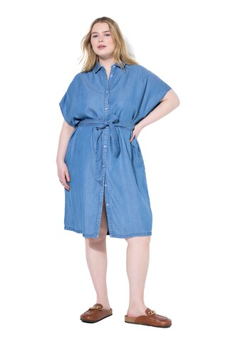 Studio Untold Blousejurk in Blauw: voorkant