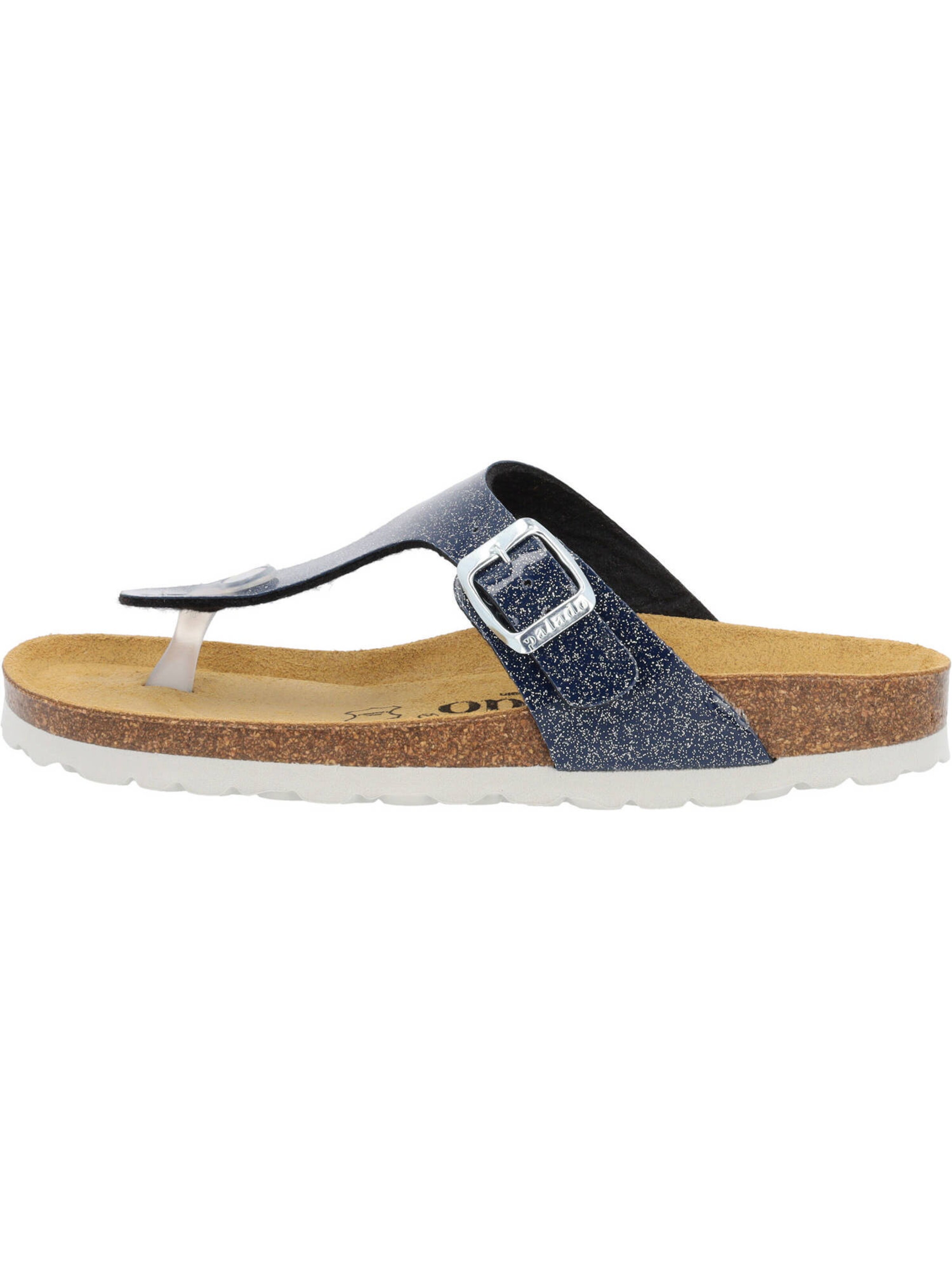 Palado T-bar sandals 'Kos Orion' in Blue: front