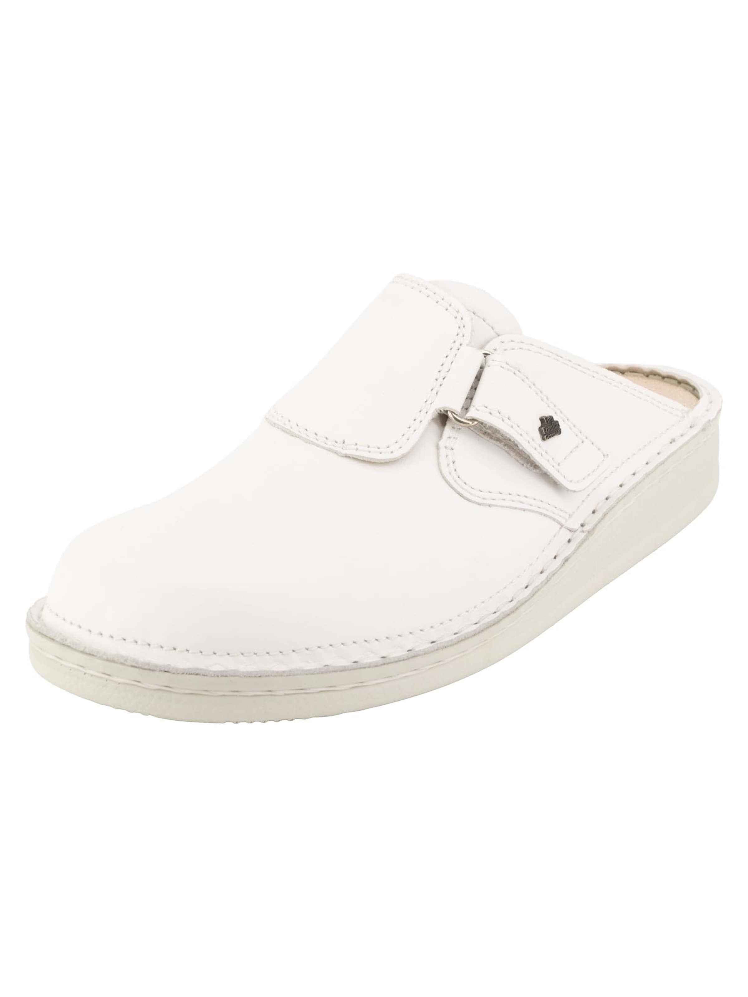 Finn Comfort Clogs 'Venedig' in White: front