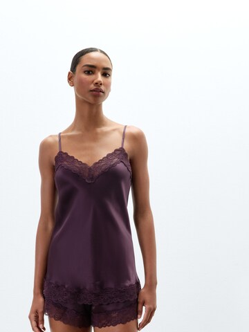 INTIMISSIMI Pajama Shirt in Purple: front