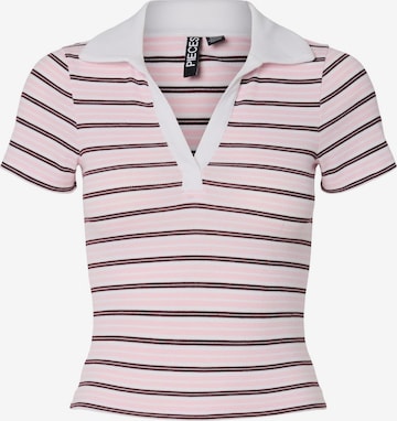 T-shirt 'PCJayjay' PIECES en rose : devant