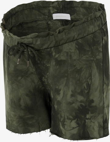 MAMALICIOUS Regular Trousers 'Hama' in Green: front