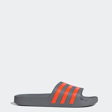 ADIDAS PERFORMANCE T-Bar Sandals 'Adilette Aqua' in Grey