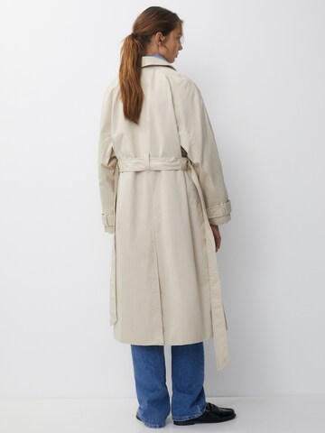 Pull&Bear Between-seasons coat in Beige