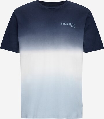 QS Shirt in Blauw: voorkant